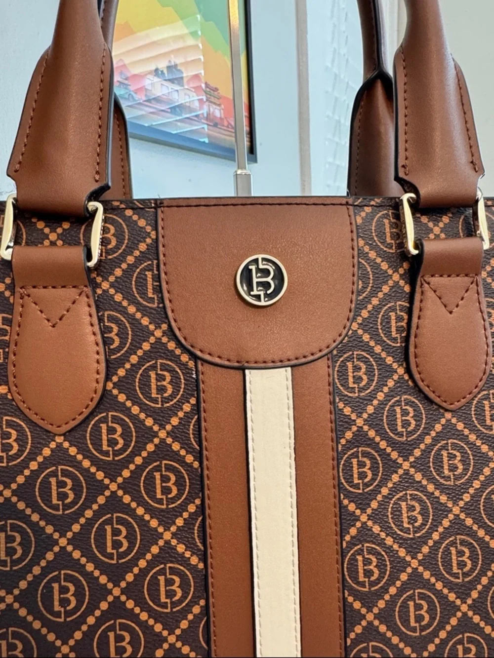 Bostanten Stroud Vintage Leather Briefcase